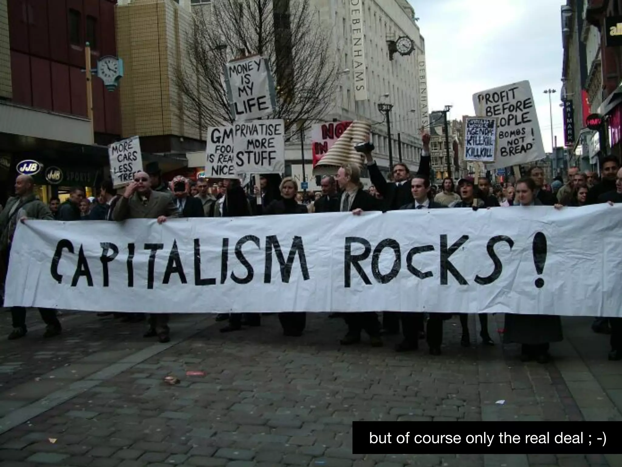 but of course only the real deal ; -)
 