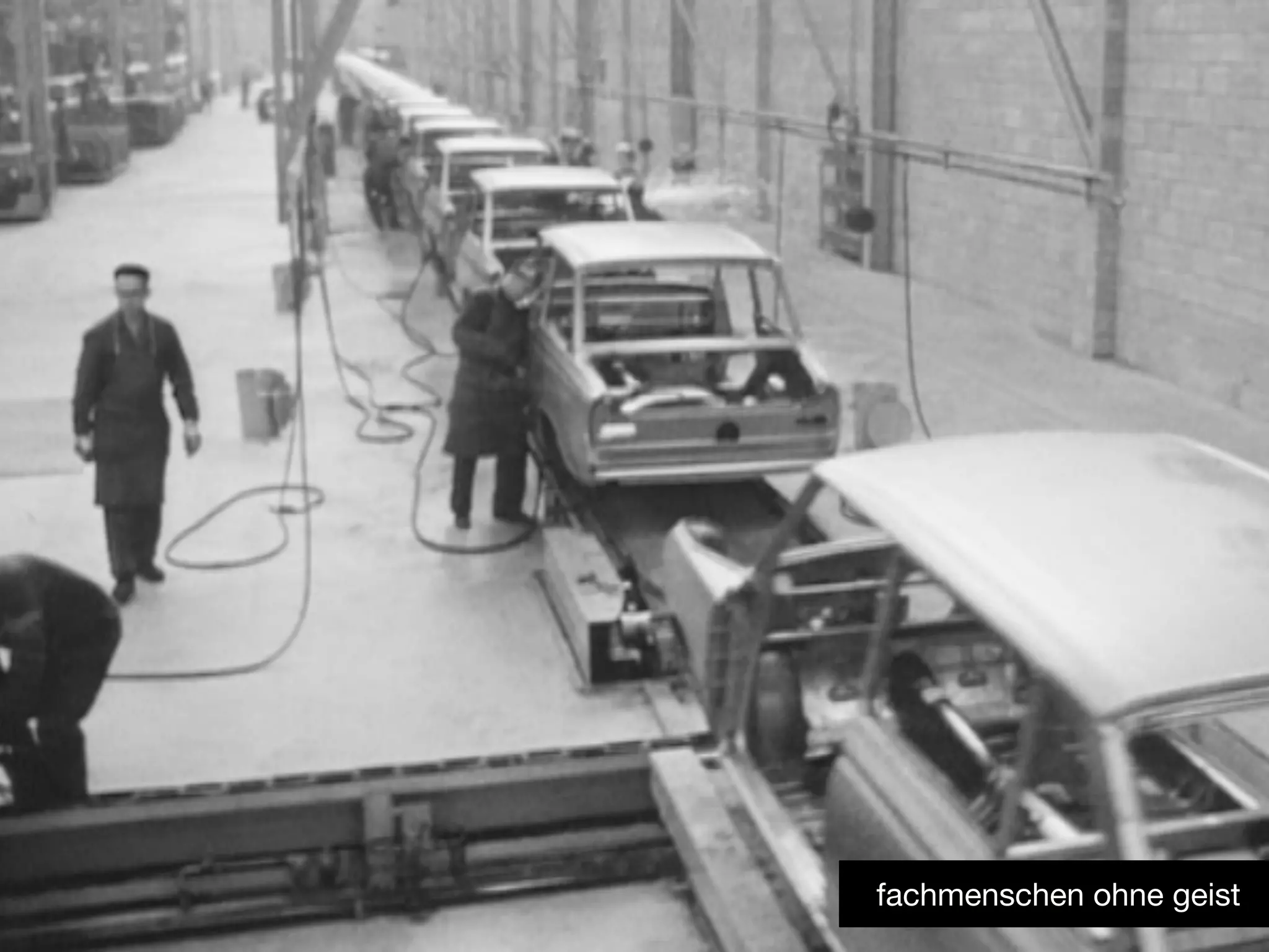 fachmenschen ohne geist
 