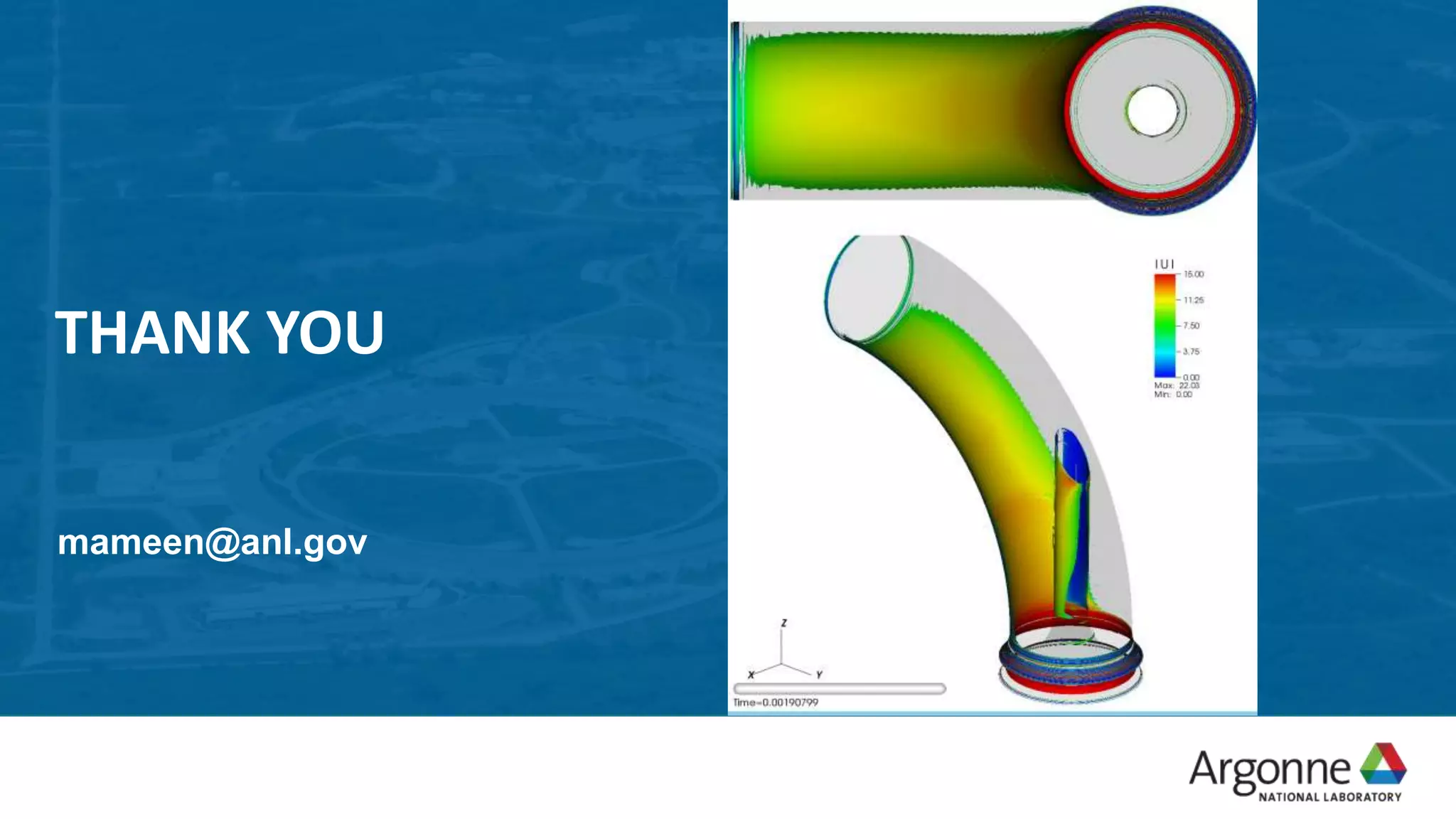 THANK YOU
mameen@anl.gov
 