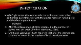 referencing and bibliography | PPTX