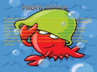 Nie udało się dotychczas ustalid konkretnych działao, które mogą uchronid przed
chłoniakami. Warto jednak zwrócid uwagę na te działania, które mają związek ze
wszystkimi chorobami nowotworowymi i są polecane jako działania
profilaktyczne. Należy pamiętad o regularnej aktywności fizycznej, która ma
wpływ na prawidłowe funkcjonowanie organizmu. Na co dzieo należy dbad
o jakośd wody i pokarmów, które się spożywa. Szczególną wagę w walce
z chłoniakiem ma niezwłoczne i prawidłowe rozpoznanie. Nie należy więc
lekceważyd objawów, które nie są w sposób oczywisty związane z jakąś znaną
przyczyną.

 