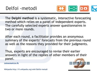 Imaginable, possible and probable futuresAll that there is, but which we cannot imagine.All that is probable in the field of possibleAll that is possible(limited by natural laws etc.)All that we can      	imagine as 	existing(science fiction,     myths, stories, dreams, etc.)PRESENTDesirable eventsAvoidable eventsValue neutral events