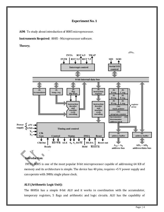 Microprocessor Lab Manual by Er. Swapnil V. Kaware