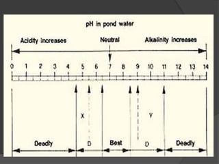 physical and chemical parameters of water for fish pond | PPTX
