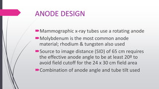 MAMMOGRAPHIC EQUIPMENT.pptx////////////// | PPTX