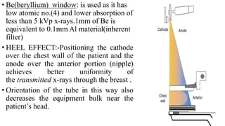 Mammographic equipment and its advancement | PPTX