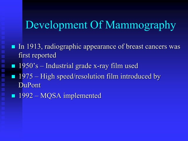 Mammography | PPTX | Cancer | Diseases and Conditions