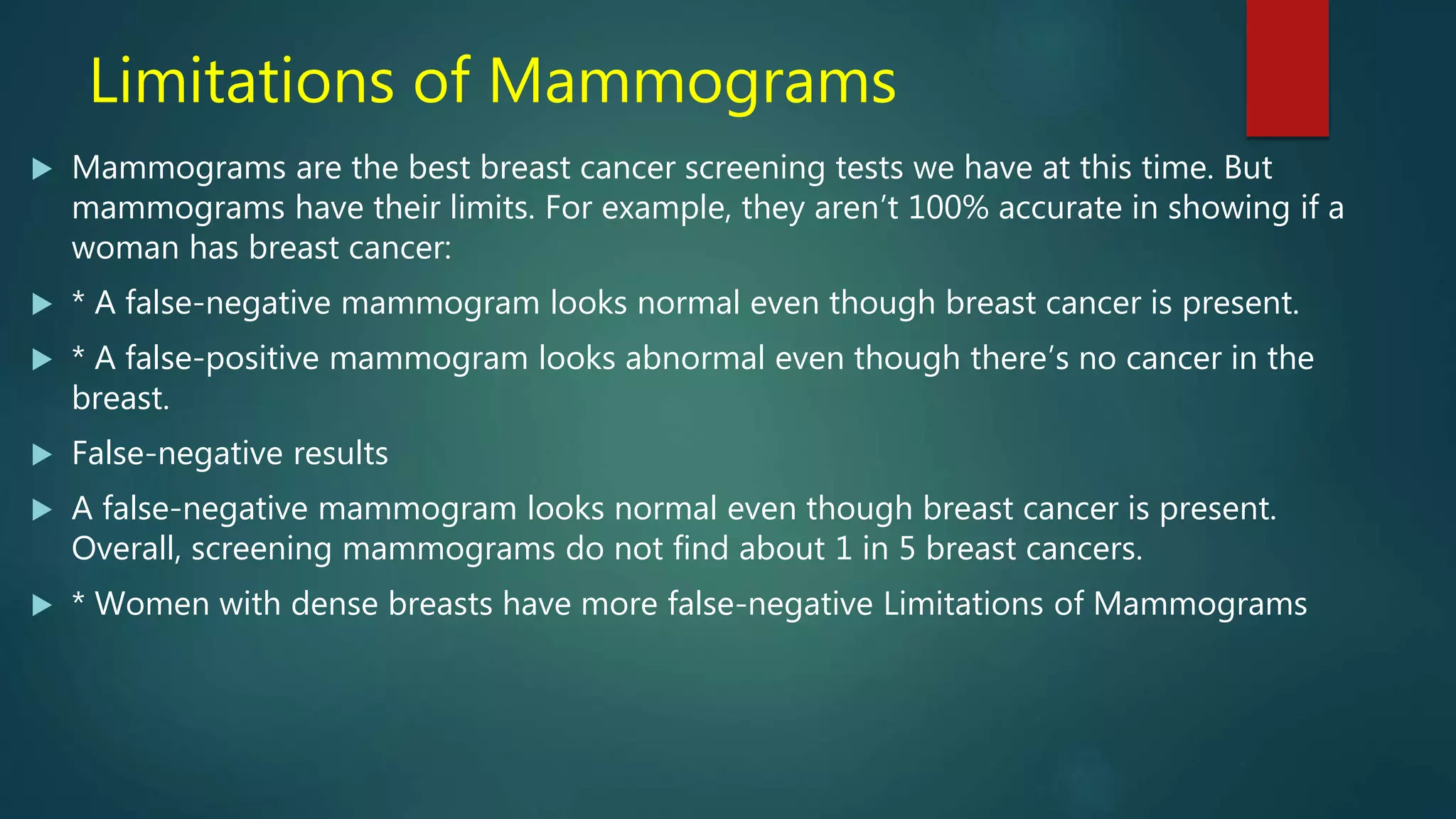Mammography | PPTX