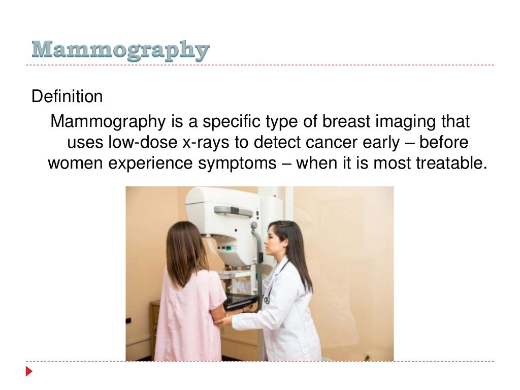 A Brief Overview of Mammography