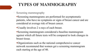 MAMMOGRAPHY VIEWS .ppt