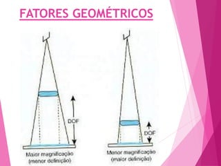 FATORES GEOMÉTRICOS
 