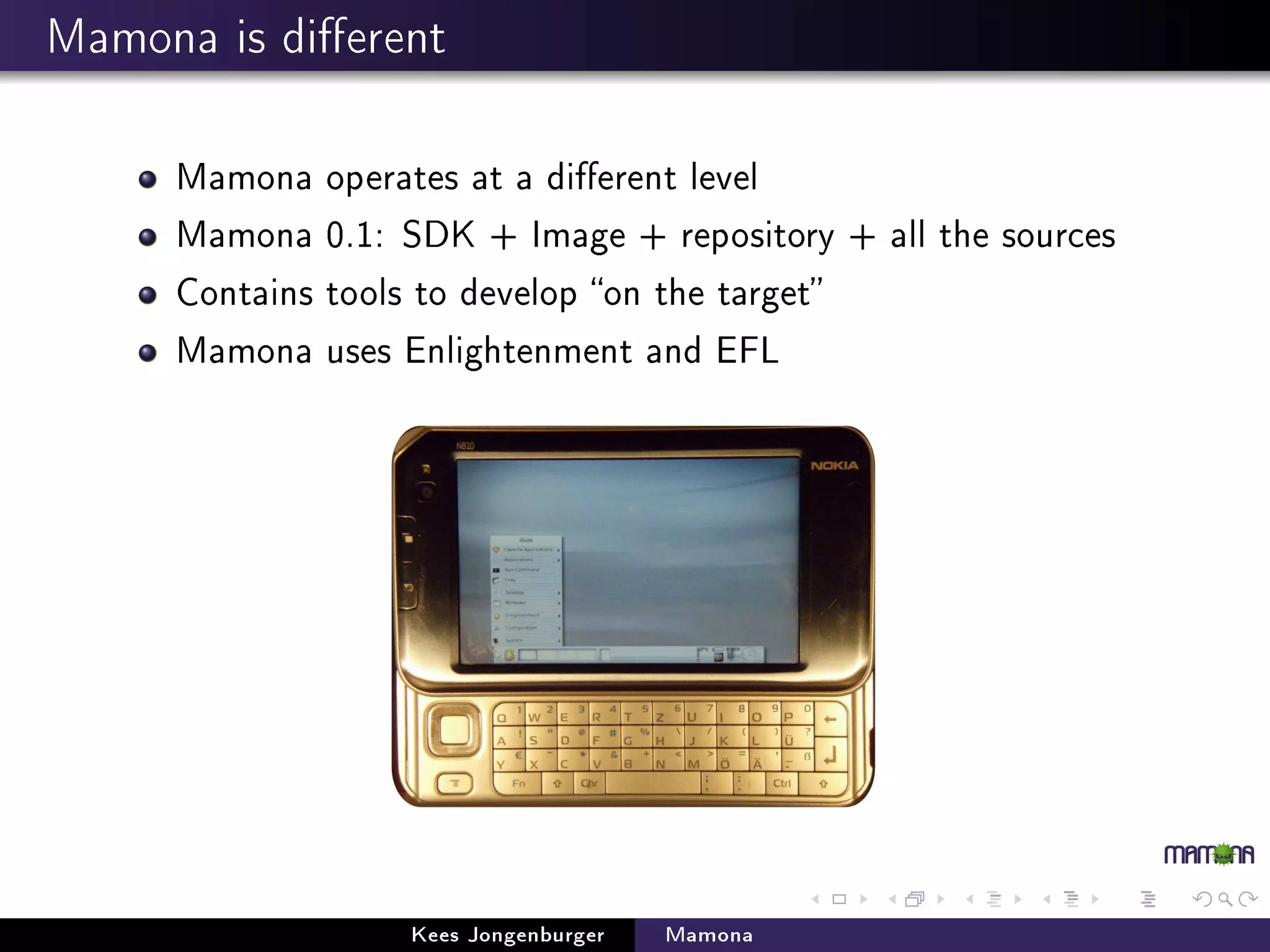 Mamona presentation at linuxtag