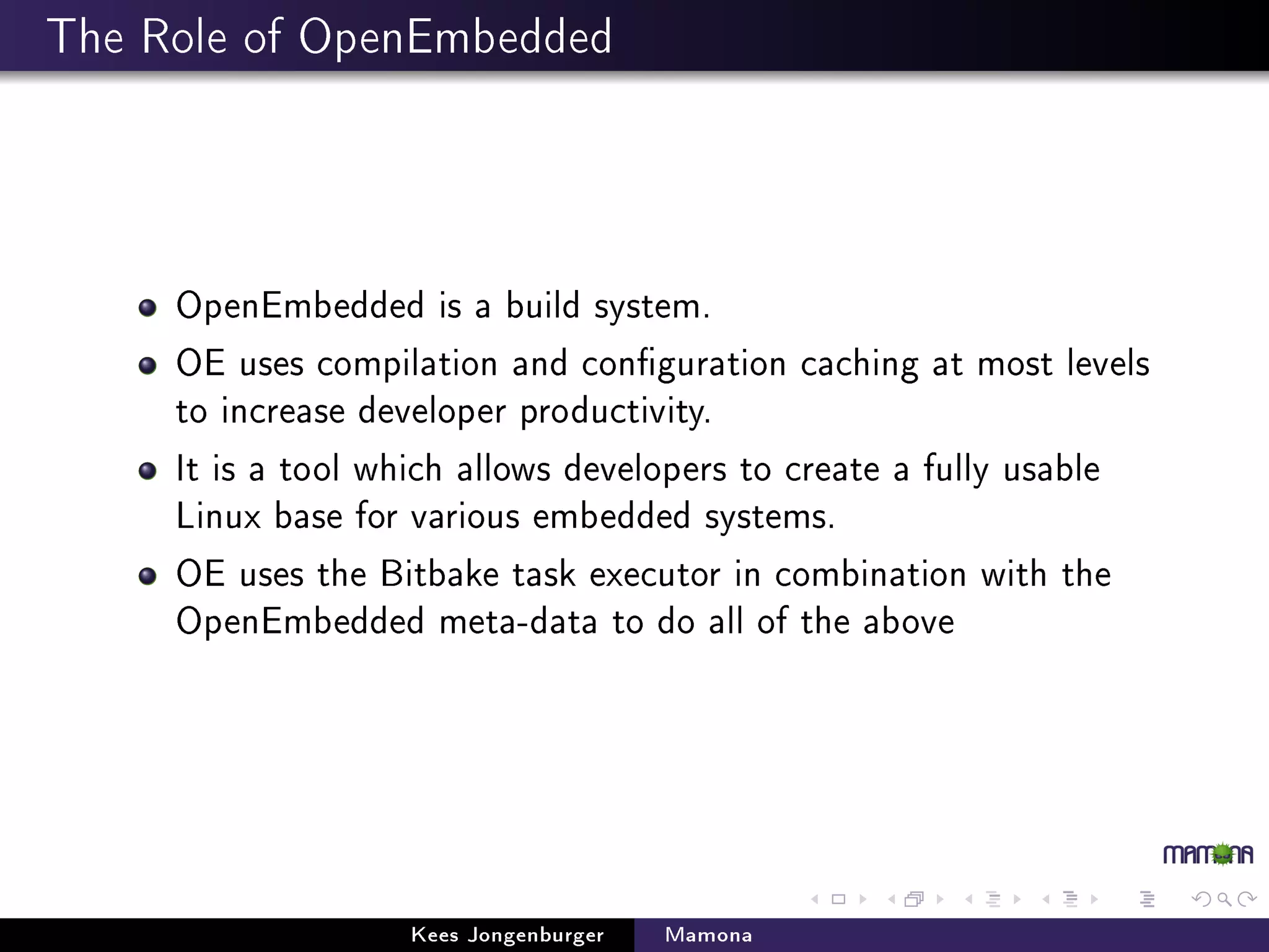 Mamona presentation at linuxtag