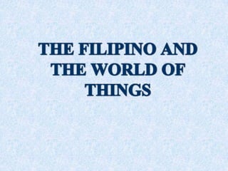Filipino Social Philosophy