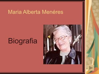 Maria Alberta Menéres Biografia 