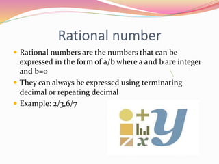 presentation on permutation and combination and number system | PPTX