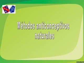 Métodos anticonceptivos naturales 