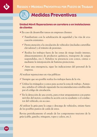MANUAL DE SEGURIDAD Y SALUD EN TALLERES MECANICOS. | PDF