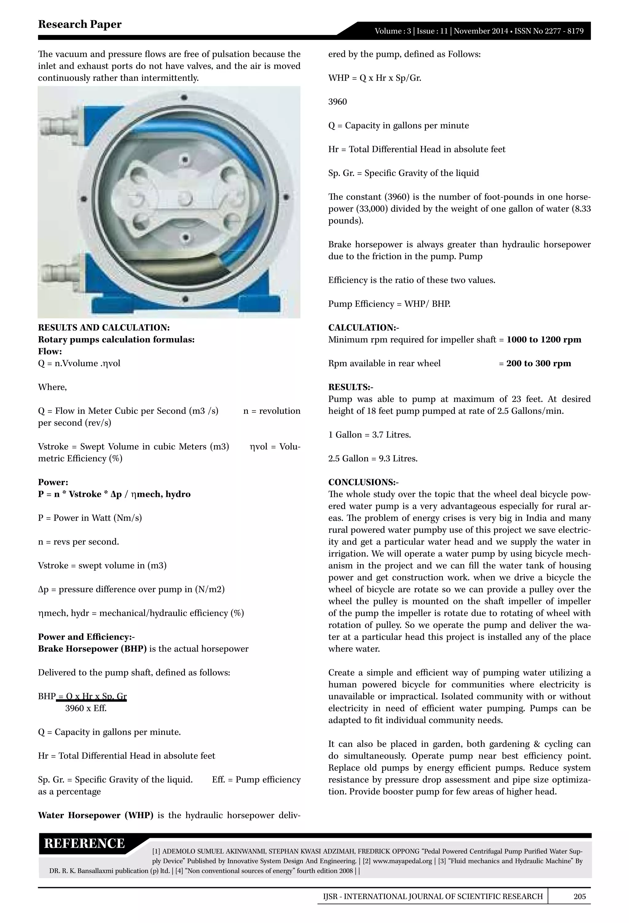 Stephan Pump Manual operated centrifugal pump research paper | PDF