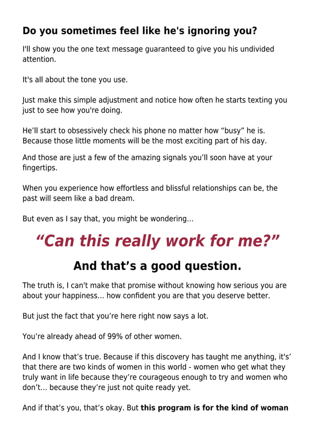 His Secret Obsession 12 Word Text Free Pdf Man secret obsession | PDF