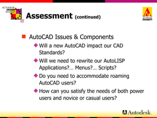 Planning & Implementing a Successful AutoCAD Upgrade | PPT