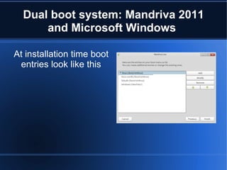 Here are some information about boot menu,  passwords, and user creation  