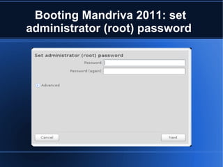 Dual boot system: Mandriva 2011 and Microsoft Windows Actual boot menu looks like this. 