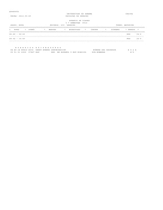 A U D P 0 0 0 2
U N I V E R S I D A D D E P A N A M A C E D I F A
F E C H A : 2 0 1 2 . 0 3 . 0 5 F A C U L T A D D E D E R E C H O
H O R A R I O D E C L A S E S
I * S E M E S T R E 2 0 1 2
G R U P O : E S P A E S C U E L A : L I C . D E R E C H O T U R N O : M A T U T I N O
+ = = = = = = = = = = = = = = = = = = = = = = = = = = = = = = = = = = = = = = = = = = = = = = = = = = = = = = = = = = = = = = = = = = = = = = = = = = = = = = = = = = = = = = = = = = = = = = = = = = = = = = = = = = = = = = = =
I H O R A * L U N E S * M A R T E S * M I E R C O L E S * J U E V E S * V I E R N E S * S A B A D O *
+ = = = = = = = = = = = = = = = = = = = = = = = = = = = = = = = = = = = = = = = = = = = = = = = = = = = = = = = = = = = = = = = = = = = = = = = = = = = = = = = = = = = = = = = = = = = = = = = = = = = = = = = = = = = = = = = =
0 8 : 4 0 - 0 9 : 2 5 E S P / A - 2
- - - - - - - - - - - - - - - - - - - - - - - - - - - - - - - - - - - - - - - - - - - - - - - - - - - - - - - - - - - - - - - - - - - - - - - - - - - - - - - - - - - - - - - - - - - - - - - - - - - - - - - - - - - - - - - -
0 9 : 3 5 - 1 0 : 2 0 E S P / A - 2
- - - - - - - - - - - - - - - - - - - - - - - - - - - - - - - - - - - - - - - - - - - - - - - - - - - - - - - - - - - - - - - - - - - - - - - - - - - - - - - - - - - - - - - - - - - - - - - - - - - - - - - - - - - - - - - -
H O R A R I O S A S I G N A T U R A S
F A E S C A H O R I O A S I G . A B R E V N U M E R O D E N O M I N A C I O N N O M B R E D E L P R O F E S O R A U L A
0 5 0 1 0 1 5 3 0 2 0 7 8 4 7 E S P R E D . E N E S P A N O L Y E S T . B I B L I O G . P O R , N O M B R A R A - 2
 