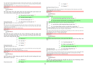 16
Sự cạnh tranh là yếu tố thách thức thuộc về môi trường của tổ chức. Xu hướng phân quyền
cho nhân viên, sự tăng giảm biên chế hay sự đa dạng của lực lượng lao động là những thách
thức thuộc về tổ chức.
Tham khảo: Bài1, mục 1.4.1. Những thách thức về phía tổ chức.
Không đúng
Điểm:0/1.
Câu21 [Góp ý]
Điểm : 1
Khi một nhóm làm việc được đặt vào tình trạng phải cạnh tranh với
các nhóm khác, sẽ dẫn đến yếu tố nào dưới đây?
Chọn một câu trả lời
 A) Hiệu quả làm việc nhóm tăng lên.
 B) Tính liên kết nhóm tăng lên.
 C) Tính liên kết nhóm giảm sút.
 D) Hiệu quả làm việc nhóm giảm sút.
Sai. Đáp án đúng là: Tính liên kết nhóm tăng lên.
Vì:
Khi một nhóm được đặt trong trạng thái phải cạnh tranh với nhóm khác thì các thành viên
trong nhóm có xu hướng gắn kết với nhau nhiều hơn để nỗ lực thực hiện công việc nhằm
vượt trội hơn các nhóm khác.
Tham khảo: Bài5, mục 5.3.3 Tính liên kết nhóm.
Không đúng
Điểm:0/1.
Câu22 [Góp ý]
Điểm : 1
Khi một nhà quản lý đặt câu hỏi “Tôi có thể làm gì để cho nhân viên
nỗ lực hơn trong công việc ” là khi nhà quản lý đã quan tâm đến thực
hiện chức năng nào sau đây?
Chọn một câu trả lời
 A) Kiểm soát
 B) Giải thích
 C) Dự đoán
 D) Quản lý
Sai. Đáp án đúng là: Kiểm soát
Vì:
Nhà quản lý luôn cố gắng tìm cách hướng hành vi của cá nhân theo mục tiêu mong muốn
của mình. Đó chính là việc kiểm soát hành vi.
Tham khảo: Bài1, mục 1.3. Chức năng của hành vi tổ chức.
Không đúng
Điểm:0/1.
Câu23 [Góp ý]
Điểm : 1
Học hỏi giúp cá nhân nâng cao yếu tố nào để có ảnh hưởng tích cực
đến hành vi của họ?
Chọn một câu trả lời
 A) Nhận thức
 B) Năng lực
 C) Thái độ
 D) Động lực
Sai. Đáp án đúng là: Năng lực
Vì:
Học hỏi trực tiếp dẫn đến nâng cao năng lực và khả năng thực hiện công việc của cá nhân.
Tham khảo: Bài2, mục 2.4 Học hỏi.
Không đúng
Điểm:0/1.
Câu24 [Góp ý]
Điểm : 1
Lãnh đạo là
Chọn
một
câu
trả
lời
 A) quá trình thuyết phụcngười khác làm theoý của mình.
 B) một quá trình gây ảnh hưởng đến các hoạt động của một cá nhân hay
 một nhóm nhằm đạt được mục đích trong tình huống nhất định.
 C) quá trình đưa ra định hướng hoạt động cho người khác.
 D) việc cá nhân thểhiện quyền lực của mình đối với người khác.
Sai. Đáp án đúng là: một quá trình gây ảnh hưởng đến các hoạt động của một cá nhân hay
một nhóm nhằm đạt được mục đích trong tình huống nhất định.
Vì:
Lãnh đạo là một quá trình gây ảnh hưởng đến các hoạt động của một cá nhân hay một nhóm
nhằm đạt được mục đích trong tình huống nhất định.
Tham khảo: Bài7, mục 7.1.1. Khái niệm lãnh đạo.
Không đúng
Điểm:0/1.
Câu25 [Góp ý]
Điểm : 1
Để duy trì văn hóa tổ chức, cần quan tâm đến các yếu tố sau đây, loại
trừ:
Chọn một câu trả lời
 A) Tuyển chọn nhân viên.
 B) Hành vi của ban giám đốc.
 C) Logo, cách trang trí nơi làm việc.
 D) Quá trình hòa nhập nhân viên.
Sai. Đáp án đúng là: “Logo, cách trang trí nơi làm việc”.
Vì:
Có 3 yếu tố đóng vai trò quyết định trong việc duy trì văn hóa tổ chức, đó là: những biện pháp
tuyển chọn người lao động; các hành động của ban giám đốc; phương pháp hòa nhập.
Tham khảo: Bài8, mục 8.4.2. Duy trì văn hóa tổ chức.
Không đúng
Điểm:0/1.
Câu26 [Góp ý]
Điểm : 1
Yếu tố môi trường trong học thuyết hai yếu tố của Herzberg nhằm
ngăn ngừa điều gì dưới đây?
 