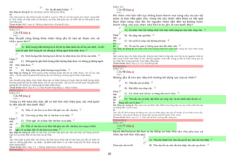 20
 D) Sự đổi mới tổ chức.
Sai. Đáp án đúng là: Sự đa dạng của lực lượng lao động.
Vì:
Các nhà quản lý cần phảichuyển từ triết lý quản lý “đốixử với mọi người như nhau” sang triết
lý “nhìn nhận và chấp nhận sự đa dạng, sự khác biệt giữa các cá nhân” để có thể quản lý sao
cho hiệu quả.
Tham khảo: Bài1, mục 4.1 Những thách thức về phía tổ chức
Không đúng
Điểm:0/1.
Câu13 [Góp ý]
Điểm : 1
Học thuyết công bằng thừa nhận rằng yếu tố nào sẽ được các cá
nhân quan tâm?
Chọn
một
câu
trả
lời
 A) Khối lượng phần thưởng tuyệt đối mà họ nhận được cho nỗ lực của mình, và mối
 quan hệ giữa khối lượng đó với những gì những người khác nhận được.
 B) Khối lượng phần thưởng tuyệt đốimà họ nhận được cho nỗ lực của mình.
 C) Mốiquan hệ giữa khối lượng phần thưởng nhận được với những gì những người
 khác nhận được.
 D) Việc phân chia phần thưởng trong tổ chức.
Sai. Đáp án đúng là: Khối lượng phần thưởng tuyệt đối mà họ nhận được cho nỗ lực của
mình, và mối quan hệ giữa khối lượng đó vớinhững gì những người khác nhận được.
Vì:
Học thuyết công bằng thừa nhận rằng các cá nhân không chỉ quan tâm tới khối lượng phần
thưởng tuyệt đối mà họ nhận được cho nỗ lực của mình, mà còn tới cả mối quan hệ giữa khối
lượng đó với những gì những người khác nhận được.
Tham khảo: Bài4, mục 4.2.2.2. Học thuyết công bằng (J. Stacy Adam).
Không đúng
Điểm:0/1.
Câu14 [Góp ý]
Điểm : 1
Trong xu thế toàn cầu hóa, để có thể làm việc hiệu quả, các nhà quản
lý cần yếu tố nào dưới đây?
Chọn
một
câu
trả
lời
 A) Hiểu về văn hóa và sự khác biệt giữa các nền văn hóa.
 B) Tôn trọng sự khác biệt về văn hóa và cá nhân.
 C) Thích nghi với sự khác biệt văn hóa và cá nhân.
 D) Hiểu về văn hóa và sự khác biệt giữa các nền văn hóa, tôn trọng và thích
 nghi với sự khác biệt về văn hóa và cá nhân.
Sai. Đáp án đúng là: Hiểu về văn hóa, sự khác biệt giữa các nền văn hóa, tôn trọng và thích
nghi với sựkhác biệt về văn hóa và cá nhân.
Vì:
Các nhà quản lý phải hiểu, tôn trọng văn hóa và sự khác biệ về văn hóa của mỗi cá nhân thì
mới có những giải thích, dự đoán, và kiểm soát hành vi cá nhân cũng như tổ chức đúng và
theo mong muốn.
Tham khảo: Bài1, mục 1.4.1. Những thách thức về phía tổ chức.
Không đúng
Điểm:0/1.
Câu15 [Góp ý]
Điểm : 1
Khi nhân viên Vân liên tục không hoàn thành mọi công việc do cán bộ
quản lý trực tiếp giao cho, trong khi các nhân viên khác có kết quả
thực hiện công việc tốt, thì nguyên nhân dẫn đến sự không hoàn
thành công việc của nhân viên Vân là do yếu tố nào dưới đây?
Chọn
một
câu
trả
lời
 A) Do nhân viên Vân không nhiệt tình hoặc thiếu năng lực thựchiện công việc.
 B) Do công việc quá Khó.
 C) Do sự bố trí công việc không phù hợp.
 D) Do cán bộ quản lý không quan tâm đến nhân viên.
Sai. Đáp án đúng là: Do nhân viên Vân không nhiệt tình hoặc thiếu năng lực thực hiện công
việc.
Vì:
Hiện tượng này cho thấy rằng việc không hoàn thành công việc của Vân là do nguyên nhân từ
bên trong (chính bản thân cô ta). Những nguyên nhân bên trong có thể là thiếu năng lực và
sựnhiệt tình trong quá trình thực hiện công việc.
Tham khảo: Bài2, mục 2.3.3 Lý thuyết quy kết.
Không đúng
Điểm:0/1.
Câu16 [Góp ý]
Điểm : 1
Những yếu tố nào sau đây ảnh hưởng tới động lực của cá nhân?
Chọn
một
câu
trả
lời
 A) Nhu cầu của cá nhân.
 B) Đặc điểm của công việc.
 C) Các chính sách thù lao và thăng tiến của tổ chức.
 D) Nhu cầu của cá nhân, đặc điểm của công việc và các chính sách thù lao và
 thăng tiến của tổ chức.
Sai. Đáp án đúng là: Nhu cầu của cá nhân, đặc điểm của công việc và các chính sách thù lao
và thăng tiến của tổ chức.
Vì:
Các yếu tố ảnh hưởng tới động lực của cá nhân gồm các yếu tố thuộc về cá nhân (nhu cầu,
sở thích), các yếu tố thuộc về công việc và các yếu tố thuộc về tổ chức.
Tham khảo: Bài4, mục 4.1.2. Các yếu tố ảnh hưởng đến động lực.
Không đúng
Điểm:0/1.
Câu17 [Góp ý]
Điểm : 1
David McClelland đã đưa ra ba động cơ hay nhu cầu chủ yếu của cá
nhân tại nơi làm việc sau:
Chọn một câu trả lời
 A) Nhu cầu thành tích, nhu cầu quyền lực, nhu cầu hòa nhập.
 B) Nhu cầu tồn tại, nhu cầu hòa nhập, nhu cầu quyền lực.
 