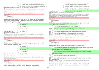 21
 C) Nhu cầu xã hội, nhu cầu thành tích, nhu cầu tồn tại.
 D) Nhu cầu quyền lực, nhu cầu sinh lý, nhu cầu phát triển.
Sai. Đáp án đúng là: Nhu cầu thành tích, nhu cầu quyền lực, nhu cầu hòa nhập.
Vì:
David McClelland và cộng sự đã đưa ra ba động cơ hay nhu cầu chủ yếu của cá nhân tại nơi
làm việc: Nhu cầu về thành tích (nAch); Nhu cầu về quyền lực (nPow ; Nhu cầu về hòa nhập
(nAff).
Tham khảo: Bài4, mục 4.2.1.2. Học thuyết ba nhu cầu (McClelland).
Không đúng
Điểm:0/1.
Câu18 [Góp ý]
Điểm : 1
Khi một nhà quản lý đặt câu hỏi “Tôi có thể làm gì để cho nhân viên
nỗ lực hơn trong công việc ” là khi nhà quản lý đã quan tâm đến thực
hiện chức năng nào sau đây?
Chọn một câu trả lời
 A) Kiểm soát
 B) Giải thích
 C) Dự đoán
 D) Quản lý
Sai. Đáp án đúng là: Kiểm soát
Vì:
Nhà quản lý luôn cố gắng tìm cách hướng hành vi của cá nhân theo mục tiêu mong muốn
của mình. Đó chính là việc kiểm soát hành vi.
Tham khảo: Bài1, mục 1.3. Chức năng của hành vi tổ chức.
Không đúng
Điểm:0/1.
Câu19 [Góp ý]
Điểm : 1
Cơ chế nào thể hiện cá nhân học hỏi thông qua quan sát và bắt
chước hành vi của người khác?
Chọn một câu trả lời
 A) Định hình
 B) Bắt chước
 C) Thích nghi
 D) Quan sát
Sai. Đáp án đúng là: Bắt chước
Vì:
Khi cá nhân học hỏi thông qua quan sát và bắt chước theo hình mẫu, thì cá nhân đó học hỏi
thông qua cơ chế bắt chước.
Tham khảo: Bài2, mục 2.4.2 Quá trình học hỏi.
Không đúng
Điểm:0/1.
Câu20 [Góp ý]
Điểm : 1
Trong quản trị hành vi tổ chức, chúng ta thường có xu hướng:
Chọn một câu trả lời
 A) Diễn giải hành vi của cá nhân một cách logic.
 B) Diễn giải hành vi cá nhân một cách có hệ thống.
 C) Xem xét và lý giải hành vi cá nhân nhanh chóng.
 D) Khái quát hóa hành vi của cá nhân.
Sai. Đáp án đúng là: Khái quát hóa hành vi của cá nhân.
Vì:
Trên thực tế, để xác định cũng như diễn giải hành vi cá nhân, chúng ta thường có xu hướng
đưa ra những nhìn nhận đánh giá khái quát về hành vi của cá nhân theo một cách cảm tính.
Tham khảo: Bài1, mục 1.4.1. Những thách thức về phía tổ chức.
Không đúng
Điểm:0/1.
Câu21 [Góp ý]
Điểm : 1
Phân loại phong cách lãnh đạo theo xu hướng nghiên cứu của
Trường Đại học Michigan là
Chọn
một
câu
trả
lời
 A) quan tâm đến con người và quan hệ của con người.
 B) lấy con người làm trọng tâm và lấy công việc làm trọng tâm.
 C) lấy công việc làm trọng tâm và mối quan hệ con người làm trọng tâm.
 D) quan tâm đến khả năng tổ chức và mối quan hệ của con người.
Sai. Đáp án đúng là: Lấy con người làm trọng tâm và lấy công việc làm trọng tâm.
Vì:
Nghiên cứu của Trường Đại học Michigan phân loại các phong cách lãnh đạo theo hai xu
hướng lấy con người làm trọng tâm và lấy công việc làm trọng tâm.
Tham khảo: Bài7, mục 7.2.2. Học thuyết hành vi.
Không đúng
Điểm:0/1.
Câu22 [Góp ý]
Điểm : 1
Cán bộ lãnh đạo có phong cách quản lý kiểu (1,1) có đặc điểm
Chọn
một
câu
trả
lời
 A) quan tâm thựcsự đến nhu cầu của con người nhằm thoả mãn các quan hệ, tạo nên bầu
 không khí tâm lý xã hội Dễ chịu trong tổ chức.
 B) cố gắng ở mức tối thiểu để hoàn thành công việc phảilàm, để giữ được tư cách là
 thành viên của tổ chức.
 C) quan tâm đến cả công việc lẫn mối quan hệ.
 D) cân đối giữa công việc và sự thoảmãn của người lao động nhằm đạt hiệu quả hoạt
 động của tổ chức.
Sai. Đáp án đúng là: Cố gắng ở mức tối thiểu để hoàn thành công việc phải làm, để giữ được
tư cách là thành viên của tổ chức.
Vì:
Theo nghiên cứu của Trường Đại học Michigan phong cách Quản lý kiểu (1,1) thể hiện sự cố
gắng ở mức tối thiểu để hoàn thành công việc phải làm, để giữ được tư cách là thành viên
 