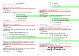 28
 D) Quyền lực hợp pháp.
Sai. Đáp án đúng là: Quyền lực tham khảo.
Vì:
Quyền lực tham khảo là quyền lực mà cá nhân có được khi họ có một đặc điểm cá nhân nào
đó được mọi người ưa thích và cảm phục.
Tham khảo: Bài7, mục 7.3.5. Quyền lực tham khảo.
Không đúng
Điểm:0/1.
Câu26 [Góp ý]
Điểm : 1
Học thuyết lãnh đạo hành vi quan tâm đến yếu tố nào dưới đây?
Chọn một câu trả lời
 A) Hành vi của nhân viên.
 B) Hành vi ứng xử của lãnh đạo.
 C) Yếu tố thuộc về hoàn cảnh.
 D) Đặc điểm của nhân viên.
Sai. Đáp án đúng là: Hành vi ứng xử của lãnh đạo.
Vì:
Học thuyết hành vi nhấn mạnh đến hành vi ứng xử của người lãnh đạo hiệu quả và không
hiệu quả.
Tham khảo: Bài7, mục 7.2.2. Học thuyết hành vi.
Không đúng
Điểm:0/1.
Câu27 [Góp ý]
Điểm : 1
Hành vi tổ chức là lĩnh vực nghiên cứu bao trùm tất cả những vấn đề
sau ngoại trừ?
Chọn
một
câu
trả
lời
 A) Xem xét ảnh hưởng của cá nhân đến hành vi của tổ chức.
 B) Xem xét ảnh hưởng của cơ cấu đến hành vi tổ chức.
 C) Nghiên cứu hành vi của tổ chức nhằm nâng cao hiệu quả hoạt động của tổ chức.
 D) Chú trọng nâng cao các kỹ năng chuyên môn và kỹ năng quan hệ con người.
Sai. Đáp án đúng là: Chú trọng nâng cao các kỹ năng chuyên môn và kỹ năng quan hệ con
người.
Vì:
Việc chú trọng nâng cao các kỹ năng chuyên môn và kỹ năng quan hệ con người không thuộc
phạm vinghiên cứu của môn Hành vi tổ chức mà thuộc một hoạt động của Quản trị nhân lực.
Tham khảo: Bài1, mục 1.1.1. Hành vitổ chức là gì?
Không đúng
Điểm:0/1.
Câu28 [Góp ý]
Điểm : 1
Đặc tính nào của cá nhân cho thấy mức độ mà cá nhân đó có trách
nhiệm, tỉ mỉ, cẩn thận, định hướng thành tích?
Chọn một câu trả lời  A) Hướng ngoại
 B) Hòa đồng
 C) Ổn định về cảm xúc
 D) Chu toàn
Sai. Đáp án đúng là: Chu toàn
Vì:
Tính chu toàn được thể hiện qua tinh thần trách nhiệm, cố chấp và định hướng thành tích.
Tham khảo: Bài2, mục 1.3.2 Mô hình 5 tính cách lớn
Không đúng
Điểm:0/1.
Câu29 [Góp ý]
Điểm : 1
Việc dự đoán hành vi được tăng cường nếu chúng ta biết được yếu
tố nào dưới đây?
Chọn một câu trả lời
 A) Cá nhân nhận thức về bối cảnh như thếnào.
 B) Nguyên nhân của những hành vi của cá nhân.
 C) Tuổi tác của cá nhân.
 D) Thái độ của cá nhân.
Sai. Đáp án đúng là: Nguyên nhân của những hành vicủa cá nhân.
Vì:
Khi hiểu được nguyên nhân dẫn đến hành vi của cá nhân tại thời điểm hiện tại sẽ giúp cho
việc dự đoán những hành vi tiếp theo của cá nhân đó trong tương lai.
Tham khảo: Bài1. Mục 1.3. Chức năng của hành vi tổ chức – Chức năng dự đoán.
Không đúng
Điểm:0/1.
Câu30 [Góp ý]
Điểm : 1
Văn hóa tổ chức thể hiện qua các nội dung sau ngoại trừ:
Chọn một câu trả lời
 A) Logo, trang phục, cách bố trí nơi làm việc.
 B) Triết lí kinh doanh, phong cách lãnh đạo.
 C) Niềm tin của người lao động.
 D) Kỹ năng làm việc của nhân viên trong tổ chức
Sai. Đáp án đúng là: “Kỹ năng làm việc của nhân viên trong tổ chức”.
Vì:
Kỹ năng làm việc của cá nhân trong tổ chức thuộc về yếu tố khả năng của từng cá nhân,
không phải biểu hiện của văn hóa tổ chức.
Tham khảo: Bài8, mục 8.1.2. Biểu hiện của văn hóa tổ chức.
Không đúng
Luyện tập trước thi
Xem lại lần làm bài số 6
Câu1 [Góp ý]
Điểm : 1
 