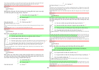 43
Tình huống này thể hiện sự mâu thuẫn giữa thái độ của nhân viên đối với việc làm thêm giờ
(không thích làm thêm giờ) với hành vicủa cá nhân (phảichấp nhận làm thêm giờ).
Tham khảo: Bài2, mục 2.2.3 Mâu thuẫn giữa thái độ và hành vi.
Không đúng
Điểm:0/1.
Câu17 [Góp ý]
Điểm : 1
Những yếu tố thuộc về môi trường ảnh hưởng đến tính cách của một
cá nhân bao gồm các yếu tố sau, loại trừ?
Chọn một câu trả lời
 A) Thứ tự được sinh ra trong gia đình.
 B) Gien di truyền
 C) Văn hóa
 D) Chuẩn mực gia đình
Sai. Đáp án đúng là: Gien di truyền
Vì:
Gien di truyền là yếu tố thuộc về bản thân của từng cá nhân, không phải yếu tố thuộc về môi
trường.
Tham khảo: Bài2, mục 2.1.2. Các yếu tố ảnh hưởng đến tính cách.
Không đúng
Điểm:0/1.
Câu18 [Góp ý]
Điểm : 1
Quá trình xung đột gồm các bước:
Chọn
một
câu
trả
lời
 A) Xuất hiện nguyên nhân, nhận thứcvà cá nhân hóa, hành vi, kết quả.
 B) Xác định nguyên nhân, hành vi, kết quả.
 C) Xuất hiện nguồn gốc gây xung đột, xung đột bộc lộ, giải quyết xung đột, kết quả.
 D) Xác định nguyên nhân, nhận thức về xung đột, giải quyết xung đột, kết quả.
Sai. Đáp án đúng là: “Xác định nguyên nhân, nhận thức và cá nhân hóa, hành vi, kết quả”.
Vì:
Quá trình xung đột gồm 4 bước: Xuất hiện nguyên nhân, nhận thức và cá nhân hóa, hành vi
ứng xử, kết quả
Tham khảo: Bài6, mục 6.2.2. Quá trình xung đột.
Không đúng
Điểm:0/1.
Câu19 [Góp ý]
Điểm : 1
Biện pháp nào dưới đây là biện pháp khuyến khích sự sáng tạo của
cá nhân, mà theo đó cá nhân không nhất thiết phải tuân theo trình tự
các bước trong quy trình ra quyết định hợp lý?
Chọn một câu trả lời
 A) Liệt kê thuộc tính
 B) Tư duy zíc-zắc
 C) Chỉ thị
 D) Linh hoạt
Sai. Đáp án đúng là: Tư duy zíc-zắc
Vì:
Trong lối tư duy zíc-zắc quá trình tư duy diễn ra không theo trình tự. Chẳng hạn, bạn có thể
giải quyết một vấn đề bắt đầu từ khâu giải pháp chứ không phải từ khởi điểm, và có thể trở lại
với các tình trạng khởi điểm khác nhau.
Tham khảo: Bài 3, mục 3.4.2. Các biện pháp thúc đẩy tính sáng tạo của cá nhân trong tổ
chức.
Không đúng
Điểm:0/1.
Câu20 [Góp ý]
Điểm : 1
Để quản lý tốt những nhân viên có năng lực nhưng tinh thần thái độ
làm việc không tốt, các cán bộ lãnh đạo cần thực hiện những việc sau,
loại trừ?
Chọn
một
câu
trả
lời
 A) Giao việc và kiểm soát quá trình thựchiện công việc chặt chẽ.
 B) Quan tâm tìm hiểu tâm tư tình cảm và nguyện vọng của nhân viên.
 C) Thường xuyên giao việc không quan trọng và đơn giản cho nhân viên này.
 D) Công nhận thành tích khi nhân viên thựchiện tốt công việc.
Sai. Đáp án đúng là: “ Thường xuyên giao việc không quan trọng và đơn giản cho nhân viên
này”
Vì:
Nếu giao việc đơn giản và không quan trọng cho nhân viên có năng lực thì lại càng làm cho
họ trở nên bất mãn với công việc và tổ chức, và có thể nghĩ rằng cán bộ quản lý coi thường
mình. Với loại nhân viên này cần tìm hiểu nguyên nhân dẫn đến tinh thần làm việc không tốt,
cho họ cơ hội để khẳng định bản thân thì sẽ cải thiện được tinh thần làm việc của họ.
Tham khảo: Phần học thuyết nhu cầu của Maslow trong bài 4.Tạo động lực cho người lao
động.
Không đúng
Điểm:0/1.
Câu21 [Góp ý]
Điểm : 1
Những đặc điểm của phong cách lãnh đạo đổi mới bao gồm?
Chọn
một
câu
trả
lời
 A) Uy tín của người lãnh đạo, khả năng truyền cảm hứng và tạo động lực,
 thúc đẩy trí tuệ, quan tâm đối với nhân viên.
 B) Sự quan tâm đối với nhân viên, thúcđẩy trítuệ.
 C) Sự quan tâm đối với nhân viên, khả năng truyền cảm hứng và tạo động lực.
 D) Có uy tín đối với nhân viên.
Sai. Đáp án đúng là: Uy tín của người lãnh đạo, khả năng truyền cảm hứng và tạo động lực,
thúc đẩy trí tuệ, quan tâm đối với nhân viên.
Vì:
Học thuyết lãnh đạo mới bao gồm nhiều yếu tố đổi mới trong phong cách lãnh đạo như: Uy tín
của người lãnh đạo, khả năng truyền cảm hứng và tạo động lực, thúc đẩy trí tuệ, quan tâm
đối với nhân viên.
Tham khảo: Bài7, mục 7.2.4. Học thuyết lãnh đạo mới.
Không đúng
 