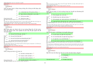 8
Tham khảo: Bài6, mục 6.2.2. Quá trình xung đột.
Không đúng
Điểm:0/1.
Câu8 [Góp ý]
Điểm : 1
Việc dự đoán hành vi được tăng cường nếu chúng ta biết được yếu
tố nào dưới đây?
Chọn một câu trả lời
 A) Cá nhân nhận thứcvề bối cảnh như thếnào.
 B) Nguyên nhân của những hành vi của cá nhân.
 C) Tuổi tác của cá nhân.
 D) Thái độ của cá nhân.
Sai. Đáp án đúng là: Nguyên nhân của những hành vicủa cá nhân.
Vì:
Khi hiểu được nguyên nhân dẫn đến hành vi của cá nhân tại thời điểm hiện tại sẽ giúp cho
việc dự đoán những hành vi tiếp theo của cá nhân đó trong tương lai.
Tham khảo: Bài1. Mục 1.3. Chức năng của hành vi tổ chức – Chức năng dự đoán.
Không đúng
Điểm:0/1.
Câu9 [Góp ý]
Điểm : 1
Một nhóm gồm các thành viên có sự tương đồng lớn về tính cách,
trình độ chuyên môn, kinh nghiệm sẽ phù hợp để giải quyết vấn đề
nào dưới đây?
Chọn
một
câu
trả
lời
 A) Giải quyết vấn đề đơn giản, cấp bách
 B) Giải quyết vấn đề cấp bách
 C) Giải quyết vấn đề phứctạp nhưng không cấp bách
 D) Giải quyết vấn đề phứctạp nhưng cấp bách
Sai. Đáp án đúng là: Giải quyết vấn đề đơn giản, cấp bách.
Vì:
Một nhóm đồng nhất thích hợp để giải quyết vấn đề đơn giản và cấp bách vì có thể đưa ra
quyết định nhóm nhanh chóng.
Tham khảo: Bài5, mục 5.3.5 Thành phần nhóm.
Không đúng
Điểm:0/1.
Câu10 [Góp ý]
Điểm : 1
Chức năng của hành vi tổ chức là:
Chọn một câu trả lời
 A) Giải thích và dự đoán hành vi.
 B) Dự đoán và kiểm soát hành vi.
 C) Giải thích và kiểm soát hành vi.
 D) Giải thích, dự đoán và kiểm soát hành vi.
Sai. Đáp án đúng là: Giải thích, dự đoán và kiểm soát hành vi.
Vì:
Hành vi tổ chức có 3 chức năng cơ bản đó là giúp "Giải thích, dự đoán, kiểm soát" hành vi
của con người trong tổ chức.
Tham khảo: Bài1. Mục 1.3. Chức năng của hành vi tổ chức.
Không đúng
Điểm:0/1.
Câu11 [Góp ý]
Điểm : 1
Nhóm yếu tố thuộc về môi trường trong học thuyết của Herzberg đề
cập đến?
Chọn
một
câu
trả
lời
 A) Môitrường làm việc, sự tôn vinh.
 B) Đặc điểm công việc, chính sách thù lao.
 C) Môitrường làm việc, chính sách thù lao, cơ hội thăng tiến.
 D) Chính sách thù lao, điều kiện làm việc, sự giám sát của cán bộ quản lý.
Sai. Đáp án đúng là: Chính sách thù lao, điều kiện làm việc, sựgiám sát cuả cán bộ quản lý.
Vì:
Nhóm yếu tố điều kiện hay nhóm yếu tố duy trì động lực gồm chính sách và cơ chế hành
chính công ty, quan hệ giữa người vớingười và điều kiện làm việc.
Tham khảo: Bài4, mục 4.2.2.3 Học thuyết hai yếu tố của Herzberg.
Không đúng
Điểm:0/1.
Câu12 [Góp ý]
Điểm : 1
Văn hóa tổ chức có thể được lan truyền thông qua
Chọn
một
câu
trả
lời
 A) Các câu chuyện, các nghi thứctrong tổ chức.
 B) Các vật thể hữu hình, các nghi thứctrong tổ chức.
 C) Các nghi thức. và các vật thể hữu hình.
 D) Các câu chuyện trong tổ chức, các nghi thứcvà các vật thể hữu hình
Sai. Đáp án đúng là: “Các câu chuyện trong tổ chức, các nghithức và các vật thể hữu hình”.
Vì:
Văn hóa tổ chức có thể được lan truyền qua: Các câu chuyện; Các vật thể hữu hình; Các nghi
thức trong tổ chức. Tất cả những yếu tố này tạo nên sự lan truyền văn hóa mạnh mẽ trong tổ
chức.
Tham khảo: Bài8, mục 8.5. Lan truyền văn hóa tổ chức.
Không đúng
Điểm:0/1.
Câu13 [Góp ý]
Điểm : 1
Đặc tính nào cho thấy mức độ mà cá nhân đó thân thiện, dễ gần?
Chọn một câu trả lời
 A) Hướng ngoại
 B) Hòa đồng
 C) Ổn định về cảm xúc
 