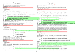 9
 D) Chu toàn
Sai. Đáp án đúng là: Hướng ngoại
Vì:
Tính hướng ngoại thể hiện qua sựdễ hội nhập, hay nói và quyết đoán.
Tham khảo: Bài2, mục 2.1.3 Các mô hình tính cách.
Không đúng
Điểm:0/1.
Câu14 [Góp ý]
Điểm : 1
Văn hóa tổ chức có các chức năng sau:
Chọn
một
câu
trả
lời
 A) Làm tăng sự ổn định của tổ chức, Xác định ranh giới.
 B) Thúc đẩy phát sinh các cam kết của nhân viên, làm tăng sự ổn định của tổ chức.
 C) Lan truyền chủ thể, thúc đẩy phát sinh các cam kết của nhân viên.
 D) Xác định ranh giới, lan truyền chủ thể, thúc đẩy phát sinh các
 cam kết của nhân viên, làm tăng sự ổn định của tổ chức.
Sai. Đáp án đúng là: “Xác định ranh giới, lan truyền chủ thể, thúc đẩy phát sinh các cam kết
của nhân viên, làm tăng sự ổn định của tổ chức”.
Vì:
Các chức năng của văn hóa tổ chức là: xác định ranh giới; lan truyền chủ thể; thúc đẩy phát
sinh các camkết của nhân viên; làm tăng sựổn định của tổ chức.
Tham khảo: Bài8, mục 8.1.4. Chức năng của văn hóa tổ chức.
Không đúng
Điểm:0/1.
Câu15 [Góp ý]
Điểm : 1
Hình thức giao tiếp ngôn từ gồm:
Chọn một câu trả lời
 A) Giao tiếp qua lời nói và qua chữ viết.
 B) Giao tiếp qua ánh mắt.
 C) Giao tiếp qua vẻ mặt.
 D) Giao tiếp qua ngôn ngữ cơ thể.
Sai. Đáp án đúng là: “Giao tiếp qua lời nói và qua chữ viết”.
Vì:
Giao tiếp ngôn từ gồm giao tiếp qua lời nói và qua chữ viết.
Tham khảo: Bài6, mục 6.1.2.2. Các hình thức giao tiếp phổ biến.
Không đúng
Điểm:0/1.
Câu16 [Góp ý]
Điểm : 1
Học hỏi giúp cá nhân nâng cao yếu tố nào để có ảnh hưởng tích cực
đến hành vi của họ?
Chọn một câu trả lời
 A) Nhận thức
 B) Năng lực
 C) Thái độ
 D) Động lực
Sai. Đáp án đúng là: Năng lực
Vì:
Học hỏi trực tiếp dẫn đến nâng cao năng lực và khả năng thực hiện công việc của cá nhân.
Tham khảo: Bài2, mục 2.4 Học hỏi.
Không đúng
Điểm:0/1.
Câu17 [Góp ý]
Điểm : 1
Theo phương pháp quản lý bằng mục tiêu, người lao động có động
lực làm việc vì?
Chọn
một
câu
trả
lời
 A) Họ biết rõ về những gì mà cán bộ quản lý và công ty kỳ vọng về sự thựchiện
 công việc của bản thân.
 B) Họ được chủ động, sáng tạo trong quá trình thựchiện công việc.
 C) Họ biết rõ mục tiêu phải đạt được.
 D) Họ biết rõ về những gì mà cán bộ quản lý và công ty kỳ vọng về sự thựchiện
 công việc của bản thân, họ được chủ động, sáng tạo trong quá trình thựchiện công việc và họ biết rõ mục tiêu
Sai. Đáp án đúng là: Họ biết rõ về những gì mà cán bộ quản lý và công ty kỳ vọng về sự
thực hiện công việc của bản thân, họ được chủ động, sáng tạo trong quá trình thực hiện công
việc và họ biết rõ mục tiêu phải đạt được.
Vì:
Theo phương pháp quản lý bằng mục tiêu, nhân viên được cùng với cán bộ quản lý thảo luận
về mục tiêu thực hiện công việc. Như vậy họ biết rõ mục tiêu, kỳ vọng của tổ chức đối với sự
thực hiện công việc của bản thân, cũng nhưchủ động sáng tạo trong quá trình thực hiện công
việc.
Tham khảo: Bài4, mục 4.2.2.4 Học thuyết đặt mục tiêu của Locke.
Không đúng
Điểm:0/1.
Câu18 [Góp ý]
Điểm : 1
Hành vi tổ chức giúp tạo sự gắn kết của người lao động với tổ chức
trên cơ sở?
Chọn
một
câu
trả
lời
 A) Hiểu biết toàn diện về người lao động, tạo lập môi trường làm việc hiệu quả
 B) Tôn trọng sự khác biệt giữa những người lao động, tạo môi trường làm việc hiệu quả.
 C) Tạo lập môi trường làm việc hiệu quả trong tổ chức.
 D) Hiểu biết toàn diện về người lao động, tôn trọng sự khác biệt giữa những người
 lao động và tạo lập môi trường làm việc hiệu quả trong tổ chức.
Sai. Đáp án đúng là: Hiểu biết toàn diện về người lao động, tôn trọng sự khác biệt giữa
những người lao động và tạo lập môi trường làm việc hiệu quả trong tổ chức.
Vì:
Sự hiểu biết toàn diện, tôn trọng sự khác biệt giữa những người lao động và tạo lập môi
trường làm việc hiệu quả trong tổ chức sẽ khiến người lao động cảm thấy được thỏa mãn và
 