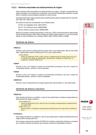 Manual De programação cnc da Fagor