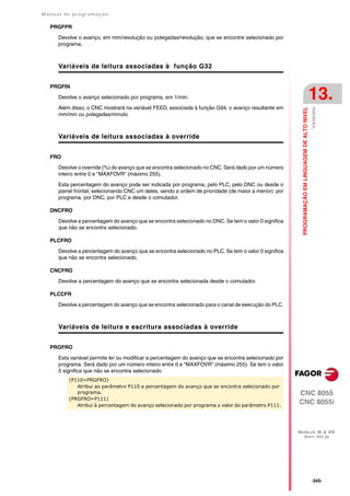 Manual De programação cnc da Fagor