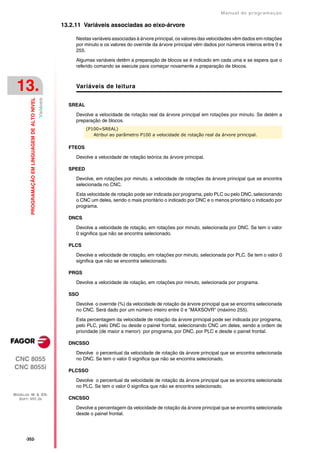 Manual De programação cnc da Fagor