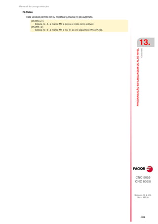 Manual De programação cnc da Fagor