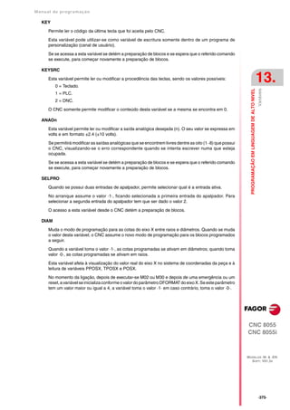 Manual De programação cnc da Fagor