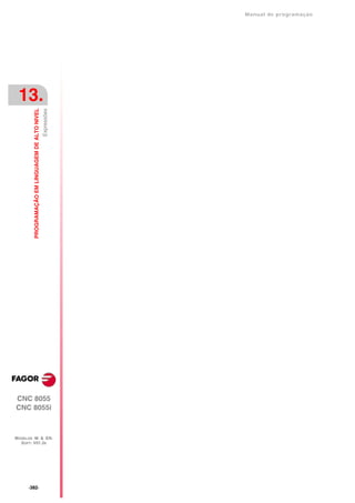 Manual De programação cnc da Fagor