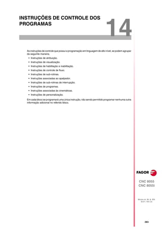 Manual De programação cnc da Fagor