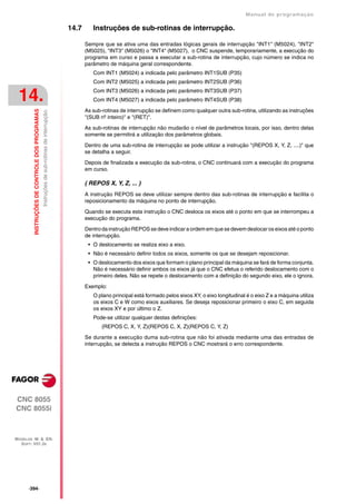 Manual De programação cnc da Fagor