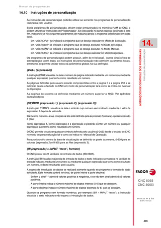 Manual De programação cnc da Fagor