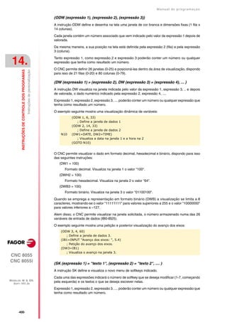 Manual De programação cnc da Fagor