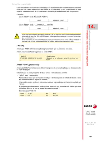 Manual De programação cnc da Fagor