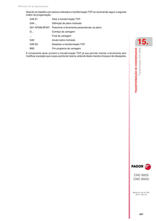 Manual De programação cnc da Fagor