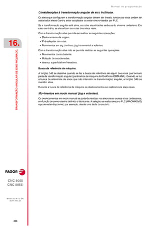 Manual De programação cnc da Fagor
