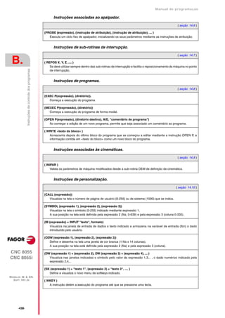 Manual De programação cnc da Fagor