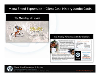 Mana Brand Expression Program